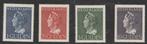 346-349 1946 Koningin Wilhelmina MLH, Postzegels en Munten, Postzegels | Nederland, Ophalen of Verzenden, T/m 1940, Postfris