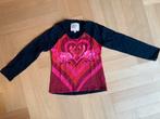 lange mouwen t-shirt met flamingoprint van Mim-pi maat 134, Gebruikt, Meisje, Ophalen of Verzenden, Shirt of Longsleeve