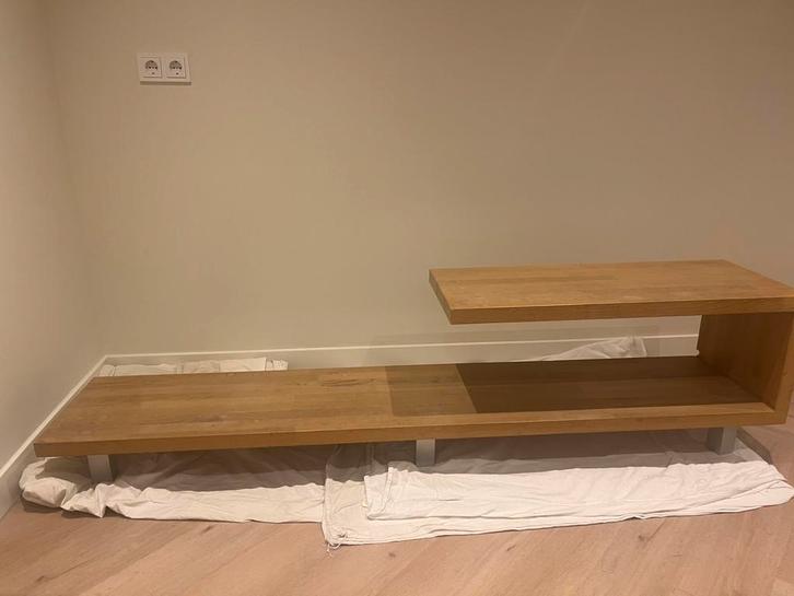 Tv meubel, Huis en Inrichting, Kasten | Televisiemeubels, Zo goed als nieuw, Minder dan 100 cm, 25 tot 50 cm, Eikenhout, Ophalen