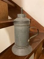Oude tinnen duivenlamp, Antiek en Kunst, Antiek | Tin, Ophalen