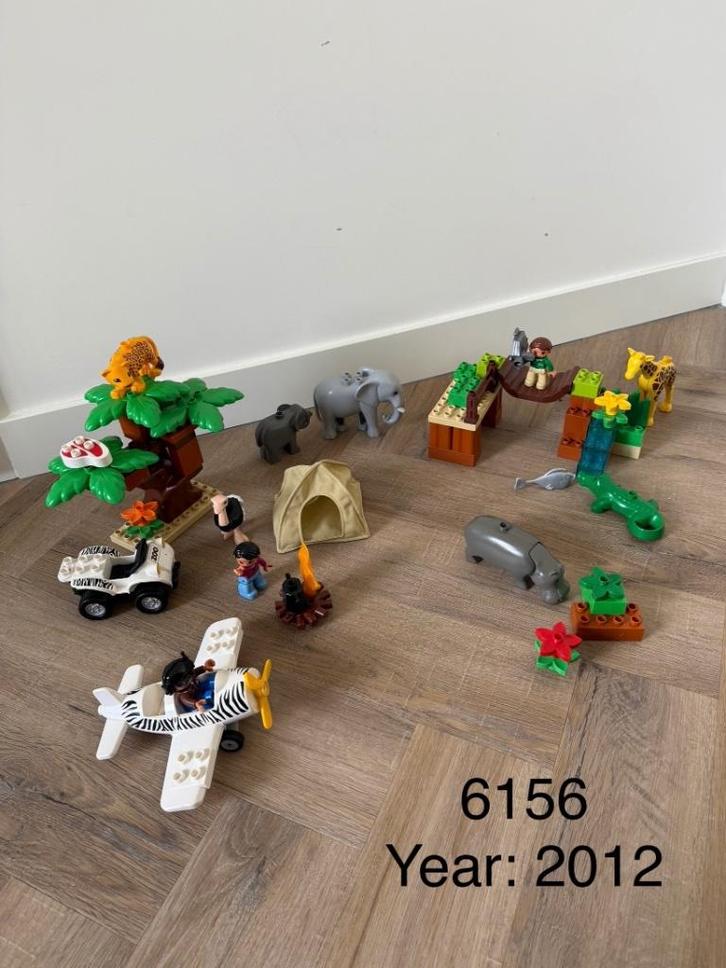 Heel goed Lego Duplo Safari Zoo Dierentuin set 6156 vintage, Kinderen en Baby's, Speelgoed | Duplo en Lego, Zo goed als nieuw