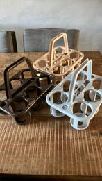 3 curver flessenrek, flessenhouder, flessendrager, retro, Huis en Inrichting, Woonaccessoires | Wijnrekken, Kunststof, 5 tot 15 flessen