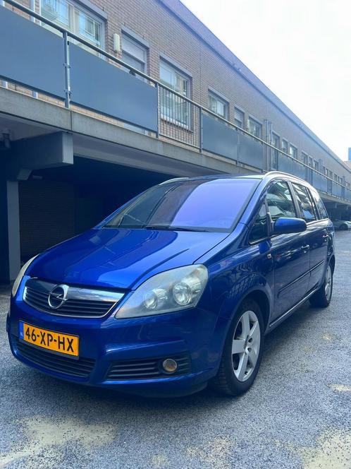 Opel Zafira 2.2 2007 Blauw150pk/7Persone/AİRCO/NAV/C.control, Auto's, Opel, Bedrijf, Zafira, Benzine, D, MPV, Handgeschakeld, Origineel Nederlands