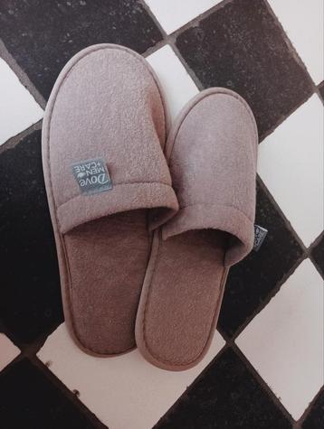 Badstof slippers badstof Dove maat 40/41 nieuw beschikbaar voor biedingen