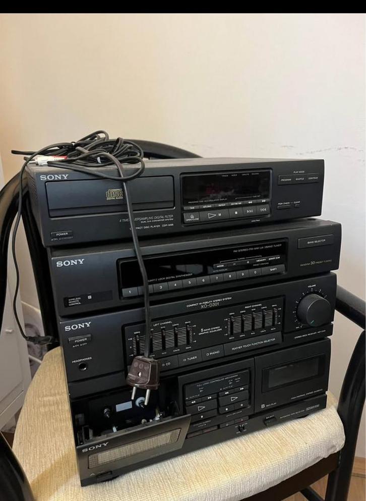 Sony Stereo Set XO-D301, Audio, Tv en Foto, Stereo-sets, Gebruikt, Cassettedeck, Sony, Losse componenten, Ophalen