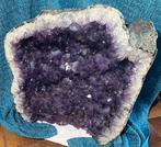 Mooie Grote en Zware Amethist Geode uit Brazilië - 60 kilo, Verzamelen, Mineralen en Fossielen, Ophalen, Mineraal