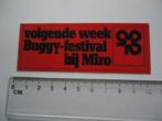 sticker MIRO vintage supermarkt buggy festival winkel retro, Verzamelen, Stickers, Overige typen, Zo goed als nieuw, Verzenden