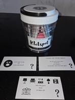 Kletspot vragenspel, Ophalen