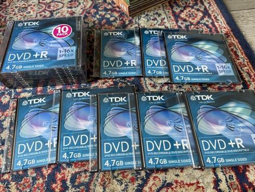 TDK DVD +R. 18 Stuks.  10 stuks in de originele verpakking e, Computers en Software, Beschrijfbare discs, Nieuw, Dvd, Herschrijfbaar