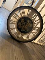 Mooie Wandklok met Tandwielen, Huis en Inrichting, Woonaccessoires | Klokken, Ophalen, Zo goed als nieuw, Analoog, Wandklok