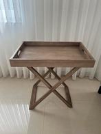 Salontafel Butlertray dienblad poten tray  Rechthoek Hout, Huis en Inrichting, Ophalen of Verzenden, Zo goed als nieuw, Rechthoekig