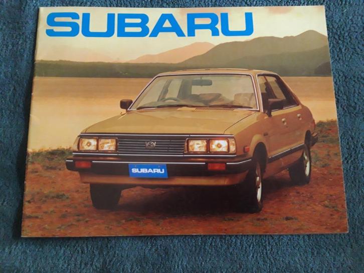 folder Subaru progr Sedan - Hatchback - Hardtop - Stationcar, Boeken, Auto's | Folders en Tijdschriften, Zo goed als nieuw, Overige merken