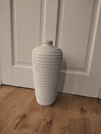 Witte kruikvaas/ kruik vaas, van mica, +/- 40 cm hoog, Huis en Inrichting, Ophalen