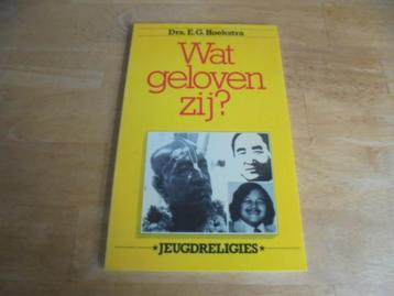 Wat geloven zij, Jeugdreligies - Hoekstra, E.G. beschikbaar voor biedingen
