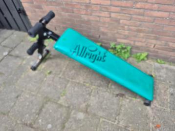 Buikspierbank Allright - Gebruikt beschikbaar voor biedingen