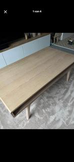 Salontafel rebellenclub licht eiken, Ophalen, 100 tot 150 cm, 50 tot 100 cm, Zo goed als nieuw