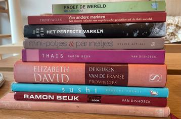 9 verschillende kookboeken, in goede staat! Prijs per 9! beschikbaar voor biedingen