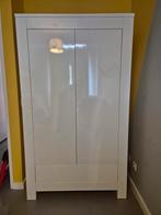 Kledingkast hoogglans wit voor baby of kinderkamer, Kinderen en Baby's, Kinderkamer | Commodes en Kasten, Ophalen, 50 tot 70 cm