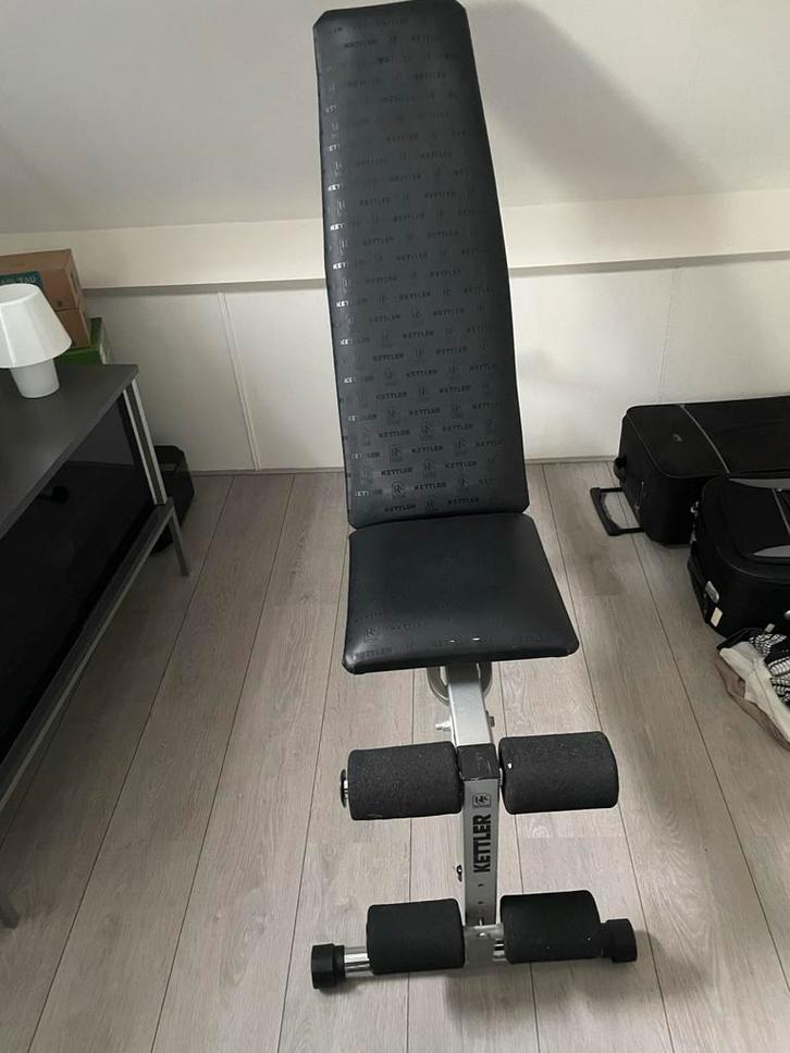 Fitnessbank - Kettler, Sport en Fitness, Fitnessapparatuur, Gebruikt, Krachtstation, Armen, Metaal, Ophalen