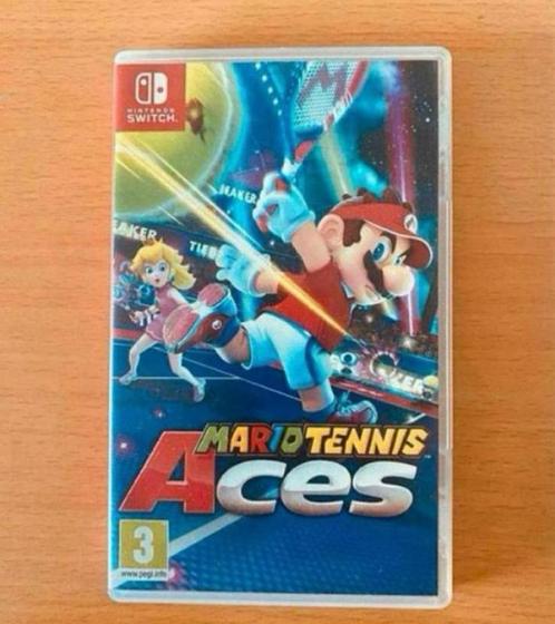 Mario Tennis aces (Switch), Spelcomputers en Games, Games | Nintendo Switch, Zo goed als nieuw, Sport, 3 spelers of meer, Vanaf 3 jaar