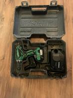 Hitachi accu boormachine Ds 10dal, Ophalen of Verzenden, Gebruikt, Boormachine