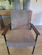 Grijze Fauteuil van WOOD, Huis en Inrichting, Fauteuils, Ophalen, 75 tot 100 cm, Zo goed als nieuw, Stof