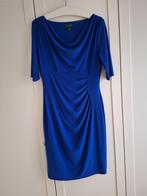 prachtige kobaltblauwe jurk z.g.a.n., Kleding | Dames, Jurken, Blauw, Maat 38/40 (M), Onder de knie, Zo goed als nieuw