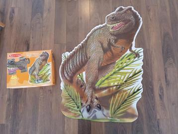 Vloerpuzzel Tyrannosaurus rex, dinosaurus 48 stukken beschikbaar voor biedingen