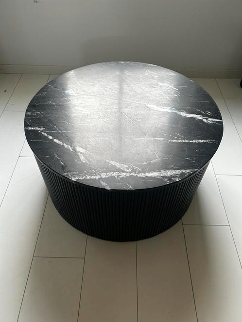 Salontafel Davi marmer 70cm, Huis en Inrichting, Tafels | Salontafels, Zo goed als nieuw, Minder dan 50 cm, 50 tot 100 cm, Rechthoekig