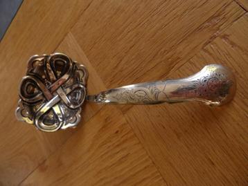 antiek zilver gemerkt fruit,poedersuiker lepel,bowl beschikbaar voor biedingen