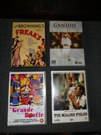 Veel dvd’s Films Freaks, Kundun, Gandhi, Samsara, Deel 6, Cd's en Dvd's, Dvd's | Filmhuis, Overige gebieden, Ophalen of Verzenden