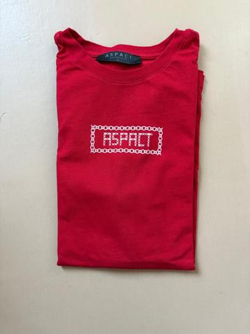 Aspact rood t-shirt mt XL NIEUW beschikbaar voor biedingen