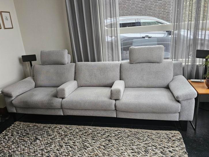 Montel bank met 2 electr. verstelbare relaxplaatsen, Huis en Inrichting, Banken | Sofa's en Chaises Longues, Zo goed als nieuw