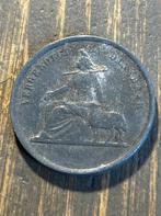 Broodpenning 1861 Amsterdam, Ophalen of Verzenden, Koning Willem III, Losse munt