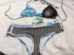 Mooie Nieuwe bikini v Brunotti mt 42 XL blauw/zwart/wit, Blauw, Nieuw, Ophalen of Verzenden, Brunotti