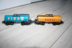 trix express 4 assige ketelwagons, Hobby en Vrije tijd, Modeltreinen | H0, Gebruikt, Gelijkstroom, Trix, Wagon
