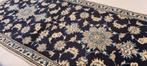 Perzisch tapijt Nain Loper 182 x 82/vloerkleed/korting 40%, Blauw, Www.simatapijten.nl, Nieuw, 150 tot 200 cm