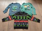 Minecraft maat 122 2 longsleeves 1 kersttrui zgan, Ophalen of Verzenden, Zo goed als nieuw, Jongen, Trui of Vest