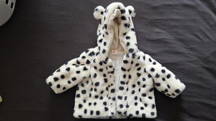 Lekkere jas voor als het kouder wordt, maat 62 (tm 74) Hema, Kinderen en Baby's, Babykleding | Overige, Zo goed als nieuw, Meisje