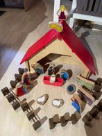 houten kerststal kinderen, Diversen, Kerst, Ophalen of Verzenden, Gebruikt