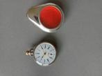 Antiek zakhorloge met houder, Sieraden, Tassen en Uiterlijk, Horloges | Antiek, Overige merken, Zakhorloge, Staal, 1900 tot 1930