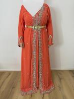 Perzik Takshita/Marokkaanse Jurk M-XL, Overige kleuren, Maat 46/48 (XL) of groter, Ophalen of Verzenden, Zo goed als nieuw