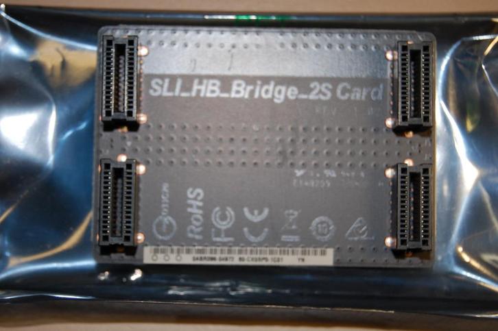 Asrock Nvidia SLI High bandwith Bridge (ongebruikt)., Computers en Software, Videokaarten, Nieuw, Nvidia, PCI, Overige soorten