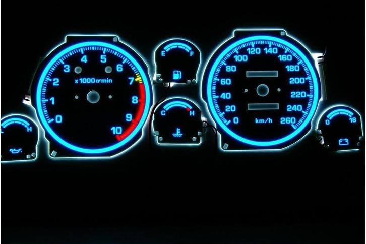 Toyota Celica T16 - Indiglo Tellerplaten, Auto diversen, Tuning en Styling, Ophalen of Verzenden