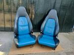 Blauw/zwart leren stoelen voor Mazda mx5 NB, Auto-onderdelen, Interieur en Bekleding, Ophalen, Gebruikt, Mazda
