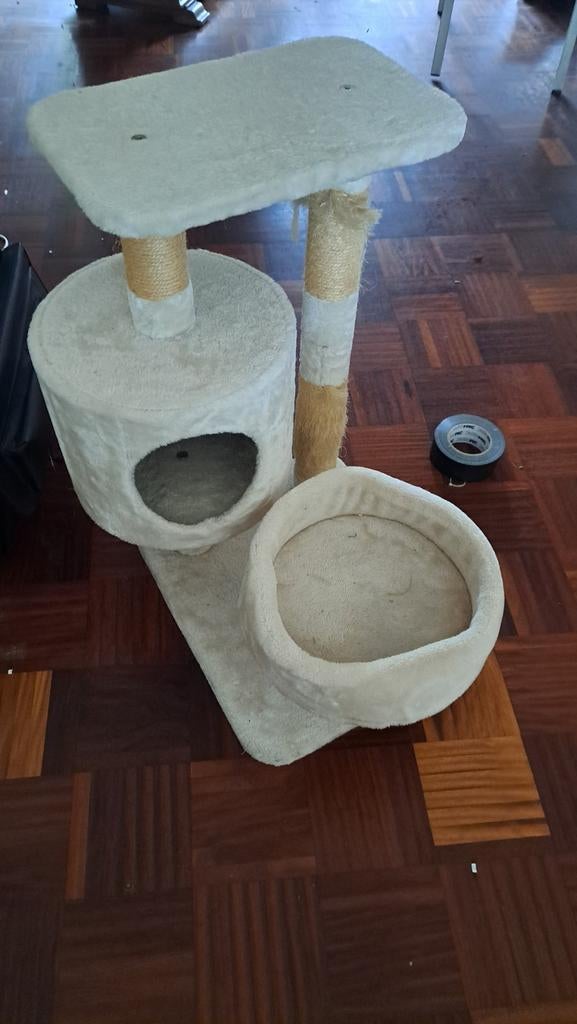 kattenkrab paal 70cm hoog, Dieren en Toebehoren, Ophalen, Zo goed als nieuw, Krabpaal