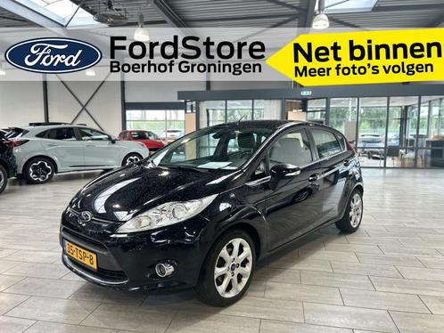 Ford Fiesta 1.25 82 pk Titanium | Leer | Clima | PDC | Voorr, Auto's, Ford, Bedrijf, Te koop, Fiësta, ABS, Airbags, Airconditioning
