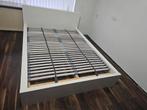 IKEA MALM TWIJFELAAR 140 X 200 CM MET IKEA LONSET LATTENBODE, Ophalen, Gebruikt, 140 cm, Twijfelaar