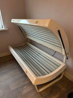 Hapro pearl zonnebank 2x10 lampen, Ophalen, Zo goed als nieuw, Zonnebank dubbelzijdig, 10 tot 15 lampen