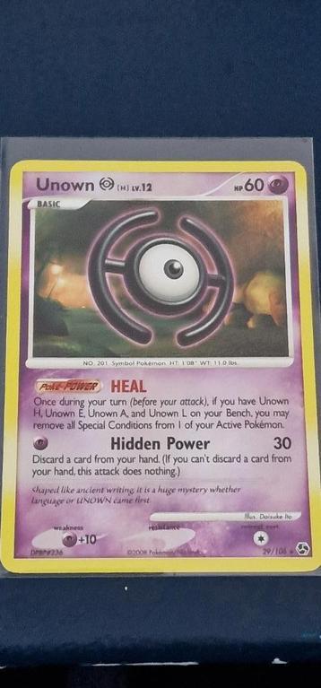 Unown (h) 29/106 Reverse Holo Great Encounters